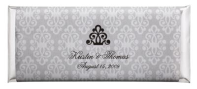 Personalized Large HERSHEY'S® Chocolate Bars - Regal (Silver)