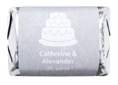 Personalized HERSHEY'S NUGGETS® Chocolates – Cake (Silver)