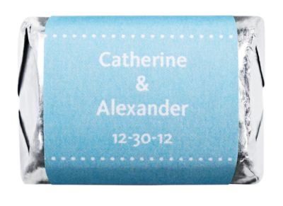 Personalized HERSHEY'S NUGGETS® Chocolates - Pin Dot (Blue)