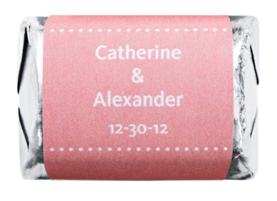 Personalized HERSHEY'S NUGGETS® Chocolates - Pin Dot (Pink)