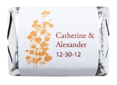 Personalized HERSHEY'S NUGGETS® Chocolates - Foliage (Orange)