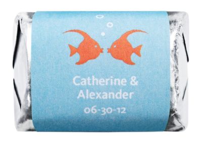 Personalized HERSHEY'S NUGGETS® Chocolates - Kissing Fish