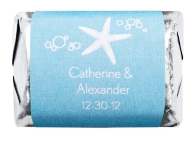 Personalized HERSHEY'S NUGGETS® Chocolates - Starfish (Blue)