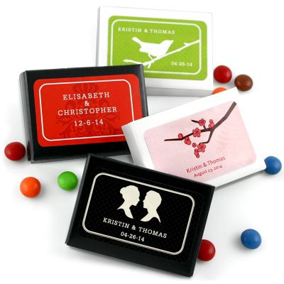 Personalized Chocolate Dot Favor