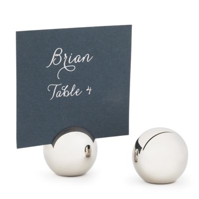 Classic Round Place Card Holders