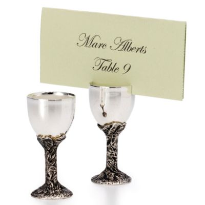 Wine Goblet Place Card Holders