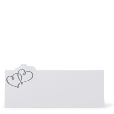 Double Heart Place Cards