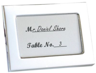 Silver Mini Place Card Frames