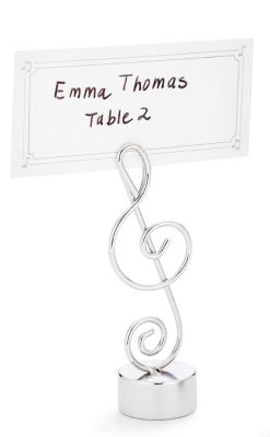 Love Songs Musical Note Place Card Holder