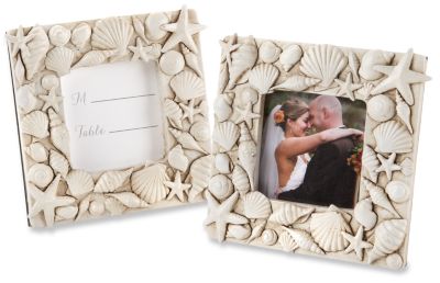 Shell-covered Place Card/Photo Frame