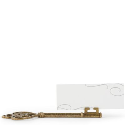 Victorian-style Key Place Card Holders