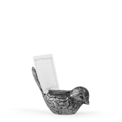 Antiqued Bird Place Card Holders