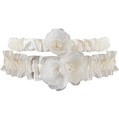 vintage rose garter