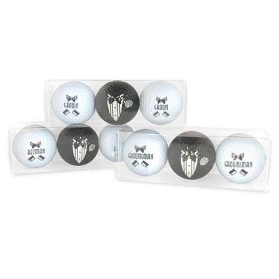 Men's Bridal Party Golf Ball Set