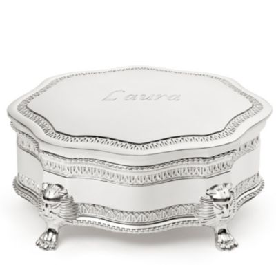 Silver-plated Princess Jewelry Box