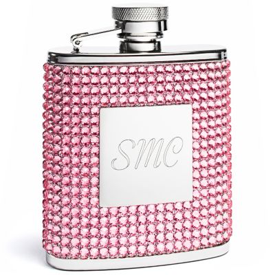 Pink Crystal Flask