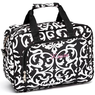 Mini Travel Duffle Bag - Damask