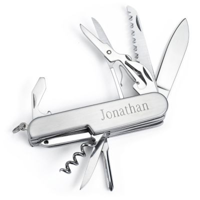 Stainless Steel 13-Function Army Knife