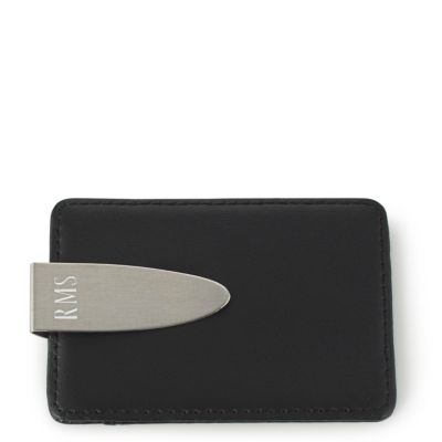 Leather Money Clip / Card Holder