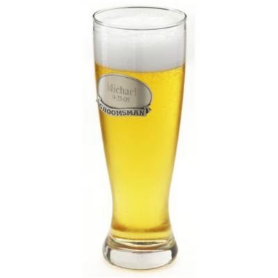 Pewter Medallion Pilsner