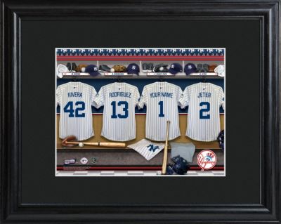 Personalized MLB Clubhouse Framed Print
