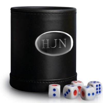 High Rollers Leather Dice Cup