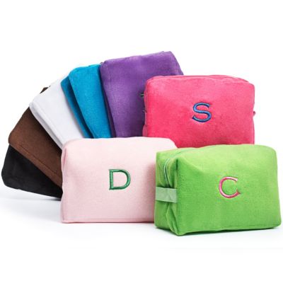 Initial Terry Cosmetic Bag