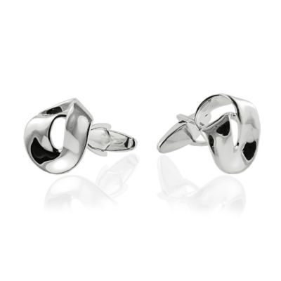 Eternity Cuff Links - Sterling Silver