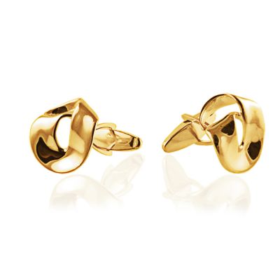 Eternity Cuff Links - Gold