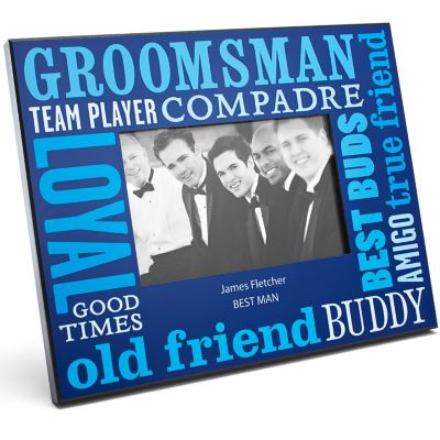 Personalized Groomsman Frame