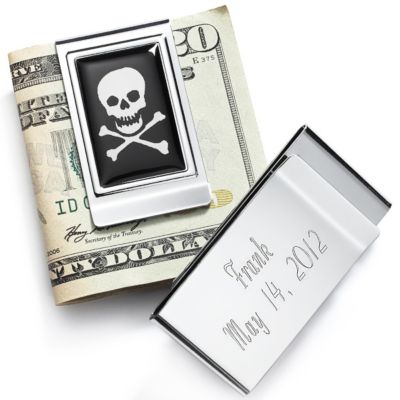 Skull & Crossbones Money Clip