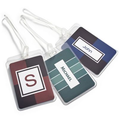 Personalized Luggage Tag - His
