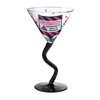 Bachelorette Martini Glass