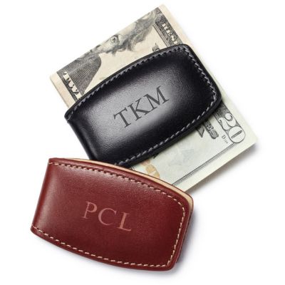 Leather Money Clip