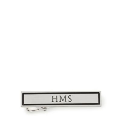 Black Border Designer Tie Clip