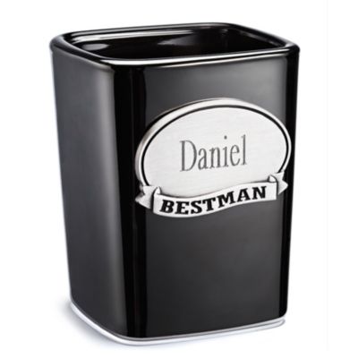 Pewter Medallion Gunmetal Shot Glass