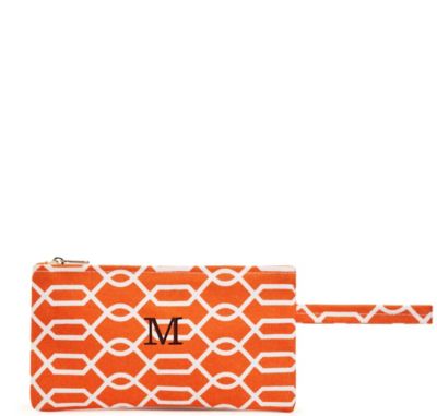 Loop Chain Canvas Clutch
