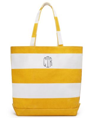 Rugby Striped Tote