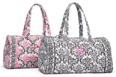 Quilted Damask Large Duffle