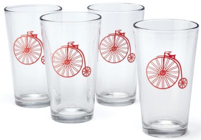Bicycle Pint Glass Set