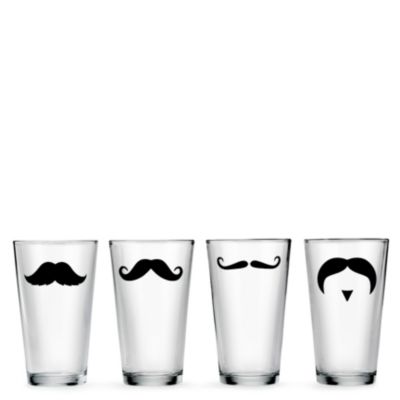 Pint Glass Set - Mustaches