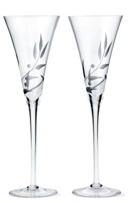 Lenox Opal Innocence Toasting Flutes
