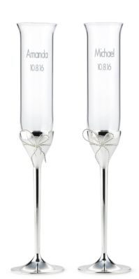 Vera Wang Love Knots Toasting Flutes