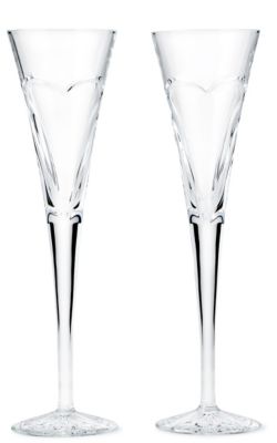Waterford Crystal Wishes Toasting Flutes - Love & Romance