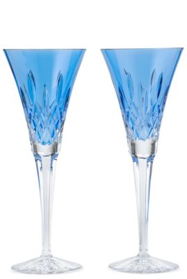 Waterford Crystal Lismore Sapphire Flutes