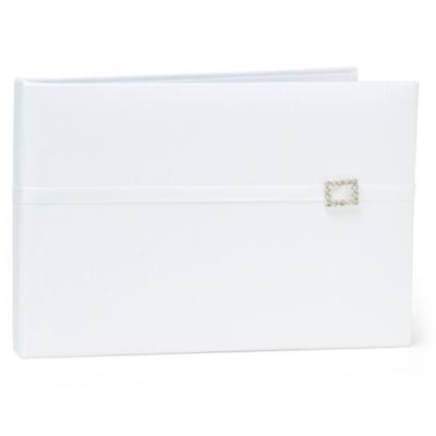 The Knot Rhinestone Guest Book - White