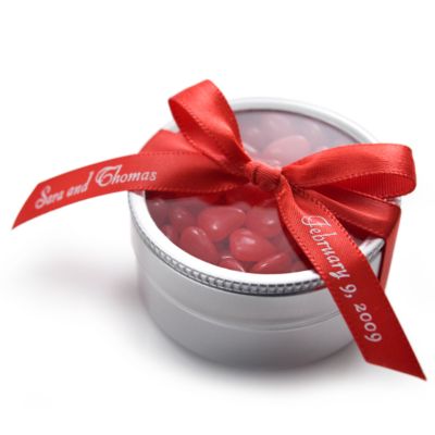 Clear Top Favor Tin