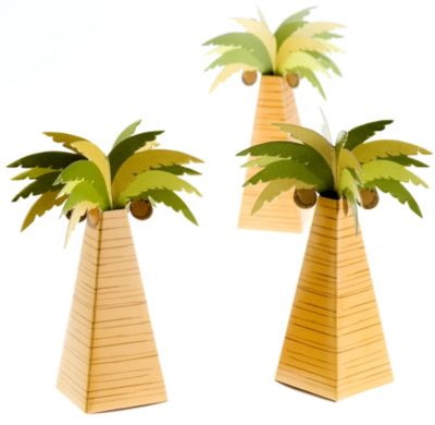 Palm Tree Favor Boxes