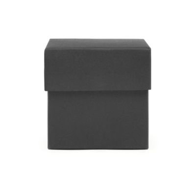 Square Favor Boxes - Black