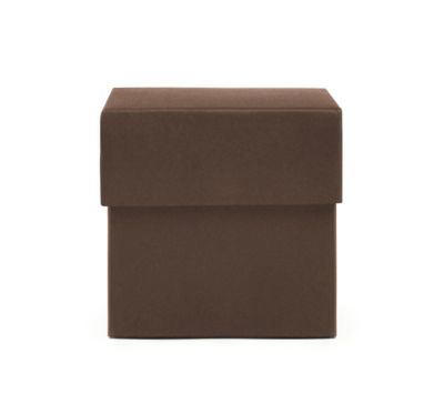 Square Favor Boxes - Espresso